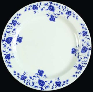 Pier 1 Eliza 11 Round Platter/Chop Plate, Fine China Dinnerware   Stoneware,Blu