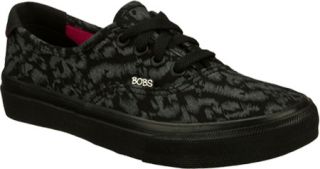 Womens Skechers BOBS The Menace Le Meow   Black Casual Shoes