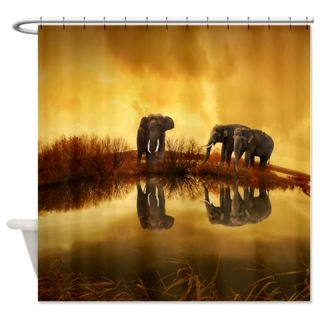  Stunning Elephant Photograph Shower Curtain  Use code FREECART at Checkout