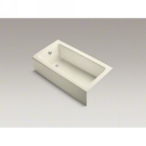 Kohler K 875 FD  Alcove Bath with Integral Apron and Left Hand Drain