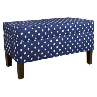 Skyline Bench Custom Upholstered Contemporary Bench 848 Ikat Dots Sunshine