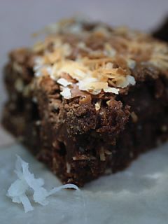Blissful Brownies Chocolate Coconut 6 Brownie Box   No Color