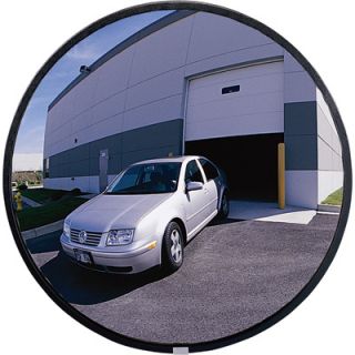 See All Outdoor Convex Safety Mirror   30in. Dia., Acrylic, 35 Ft. View, Model#