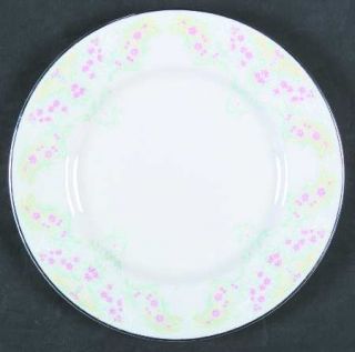 Belcrest Brocade Salad Plate, Fine China Dinnerware   Pastel Floral Border, Plat