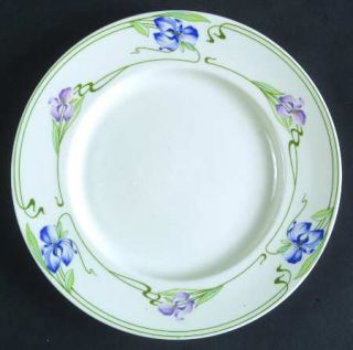 Villeroy & Boch Verona Bread & Butter Plate, Fine China Dinnerware   Blue & Purp