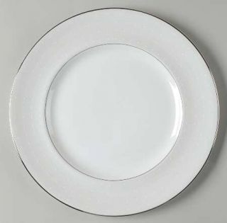 Waterford China Etoile Platinum Dinner Plate, Fine China Dinnerware   Monique Lh
