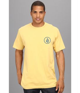 Volcom Mini Circle Stone Short Sleeve Tee Mens T Shirt (Yellow)