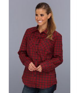 Oakley Woodland L/S Woven Womens Long Sleeve Button Up (Mahogany)