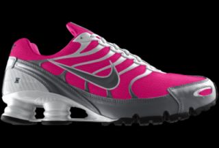Nike Shox Turbo VI iD Custom (Wide) Kids Running Shoes (3.5y 6y)   Pink