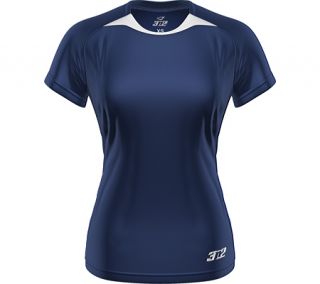 Womens 3N2 Practice Shirt   Navy Short Sleeve Shirts