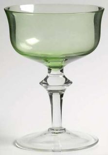 Denby Aurora Winterberry Green Champagne/Tall Sherbet   Winterberry Green