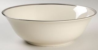Lenox China Tuxedo Platinum 9 Round Vegetable Bowl, Fine China Dinnerware   Pre