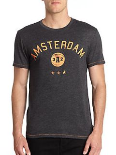 Amsterdam Graphic Tee   Charcoal