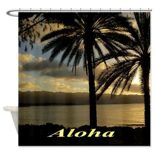  Sunset North Shore Oahu Shower Curtain  Use code FREECART at Checkout