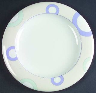 Mikasa Rotation Salad Plate, Fine China Dinnerware   Fashion Fine,Multicolor Cir