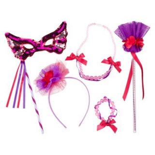 Whimsy & Wonder Purple Wand, Mask & Jewelry Set Bundle