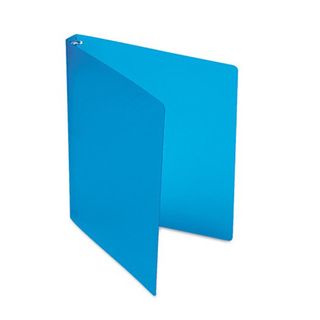 Avery Translucent Blue .5 inch Capacity Poly Round Ring Binder (BlueWeight 5 ouncesModel AVE15721Binder sheet size 11 x 8.5Capacity range .5 inch )