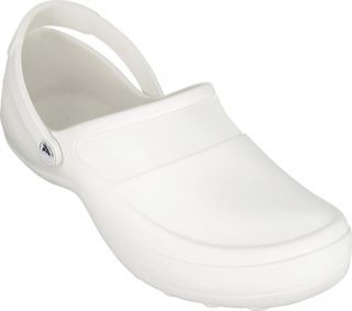 Womens Crocs Mercy Work   White/White Casual Shoes