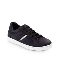 Tods Boys Leather Sneakers   Blue