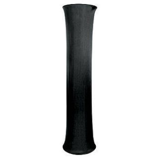 Black Modern Luminescent Column Fabric Slip