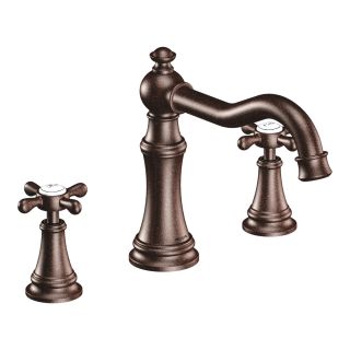Moen Oil Rubbed Bronze Two handle High Arc Faucet