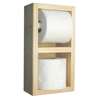 On The Wall Toilet Paper Holder With Spare Roll