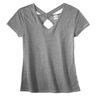 C9 by Champion Womens Open Back Yoga Layering Top   Brimstone Grey XL