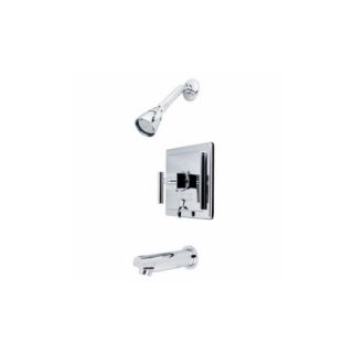 Elements of Design EB86510CQL Universal Pressure Balanced Tub and Shower Faucet