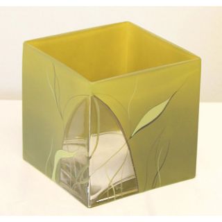 Hand blown 5.6 inch Luscious Lime Glass Vase