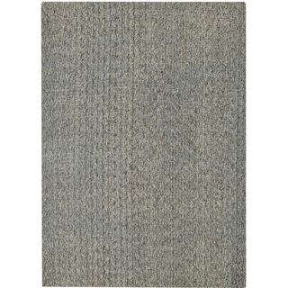 Hand knotted Mirage Slate Grey Viscose Rug (9 X 12)