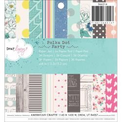 Polka Dot Party Paper Pad 6 X6 36/sheets  36 Designs