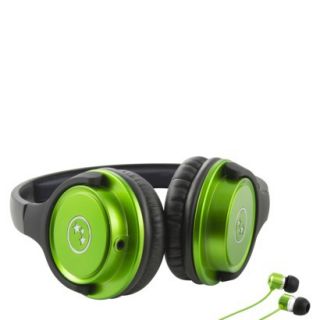 Able Planet Travelers Choice Stereo Headphones   Green
