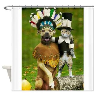  Thanksgiving Friends Shower Curtain  Use code FREECART at Checkout