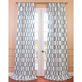 Tide Sands Printed Cotton Curtain Panel