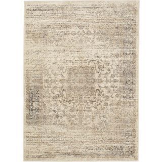 Floral Medallion Cream Rug (311 X 57)