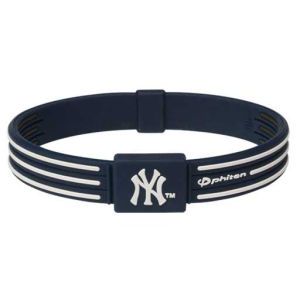 New York Yankees Phiten S Type Titanium Bracelet