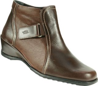 Womens Spring Step Andrea   Brown Leather Boots