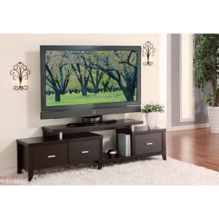 Furniture Of America Cappuccino 60 inch Expandable Tv Entertainment Console