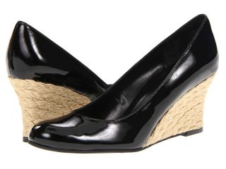 Vaneli Urrike Womens Wedge Shoes (Black)