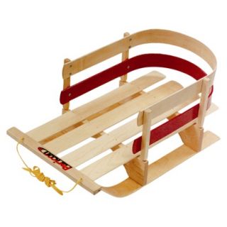 Flexible Flyer Wooden Pull Sled   Natural
