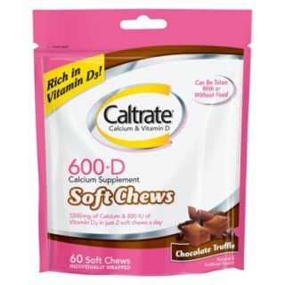 Caltrate Chocolate Calcium Soft Chew   60 Count