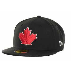 Toronto Blue Jays New Era MLB Black and White Fashion 59FIFTY Cap