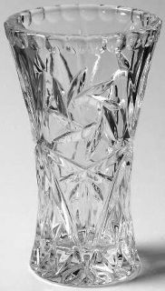 Lenox Lc17 4 Flower Vase   Clear,Star&Fan Design,Giftware