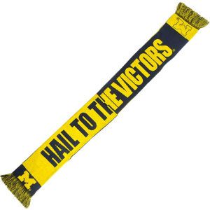 Michigan Wolverines Forever Collectibles 2013 Slogan Acrylic Knit Scarf