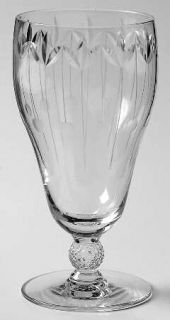 Reizart Steffens Juice Glass   Stem #503, Cut Fan & Dot Design
