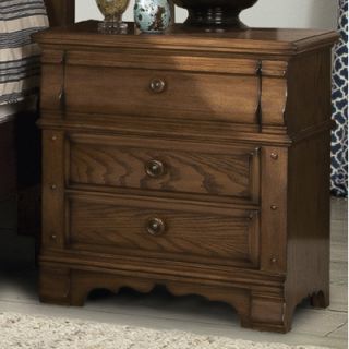 Vaughan Furniture Hunters Ridge 3 Drawer Nightstand 555 08