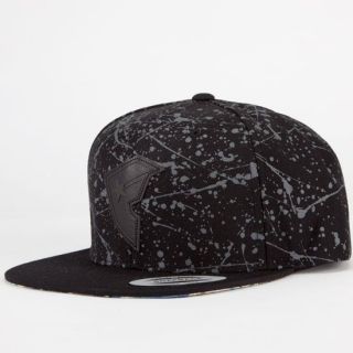 Island Eruption Mens Snapback Hat Black One Size For Men 2