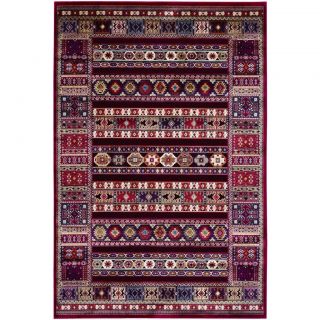 Cire Power loomed Jerrico/ Ruby Area Rug (710 X 112) (RubySecondary colors Beige, Brown, Clay, Cream, Moss, Quartz, TopazPattern TribalTip We recommend the use of a non skid pad to keep the rug in place on smooth surfaces.All rug sizes are approximate.