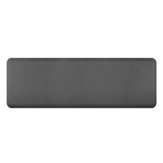 Wellnessmats Grey Original Smooth Anti fatigue Floor Mat (6 X 2) (GreyNon toxic, PVC and BPA freeMaterials 100 percent polyurethaneDimensions 72 inches x 24 inches x 0.75 inchThickness 0.75 inchCare instructions Wipe clean )