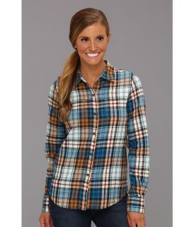 The North Face L/S Catalina Shirt Womens Long Sleeve Button Up (Blue)